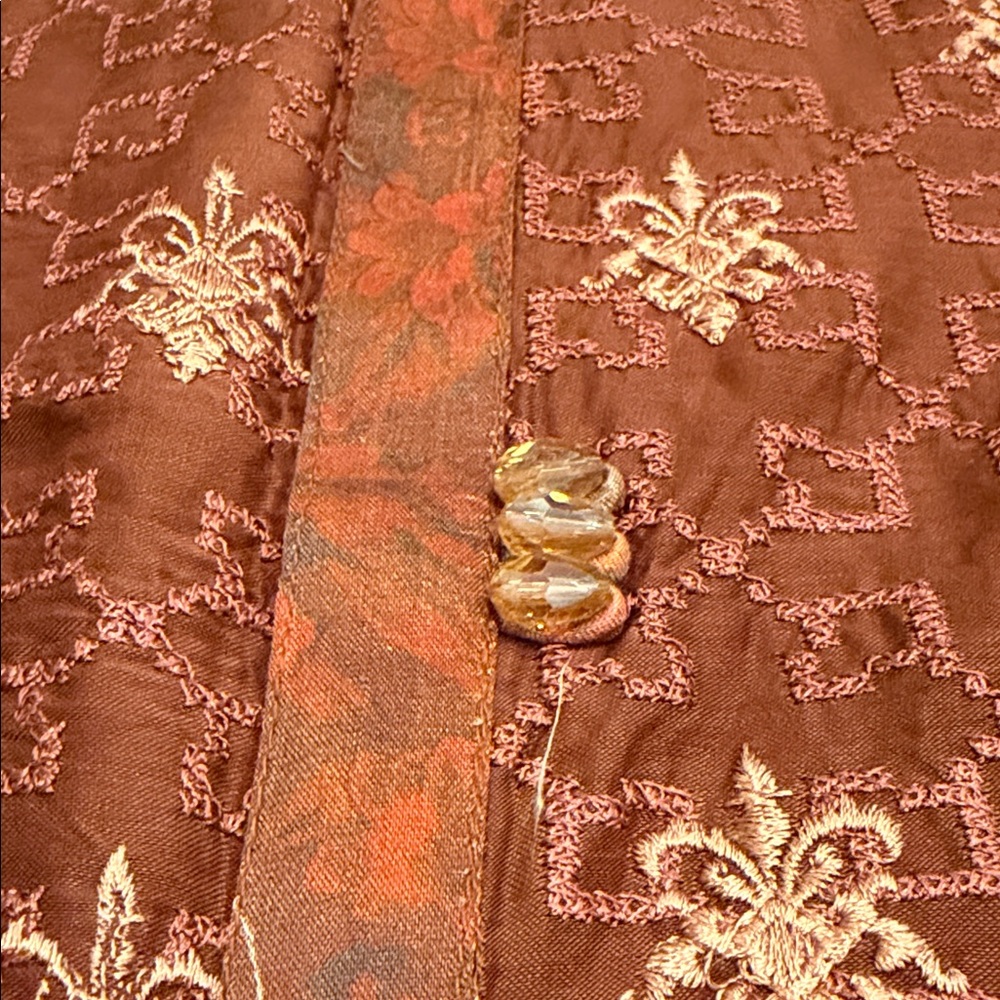 Patchwork Long Sleeve 3 Piece Suit - image 5